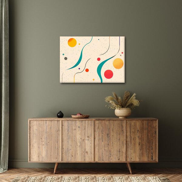 Obraz - Minimalistická farebná ilustrácia (70x50 cm)