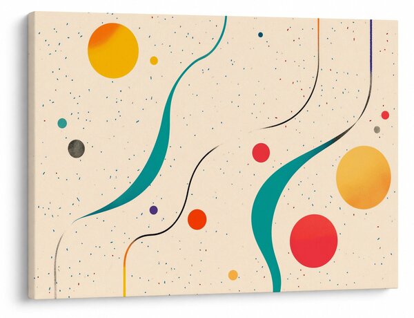 Obraz - Minimalistická farebná ilustrácia (70x50 cm)