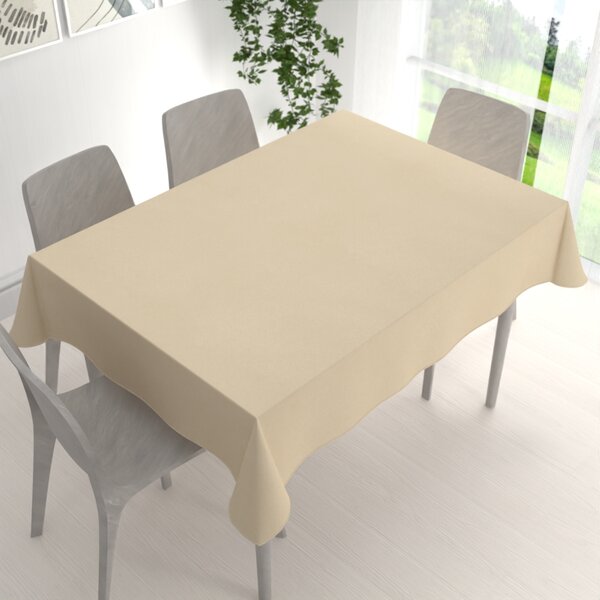 Biante Dekoračný obdĺžnikový obrus BKU-108 Krémovo béžový 50x100 cm