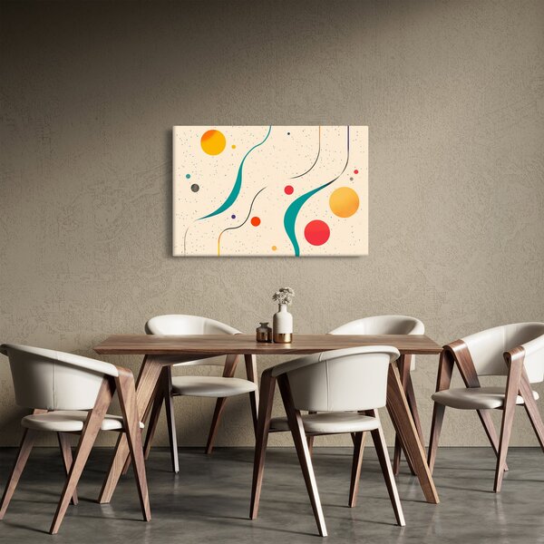 Obraz - Minimalistická farebná ilustrácia (90x60 cm)