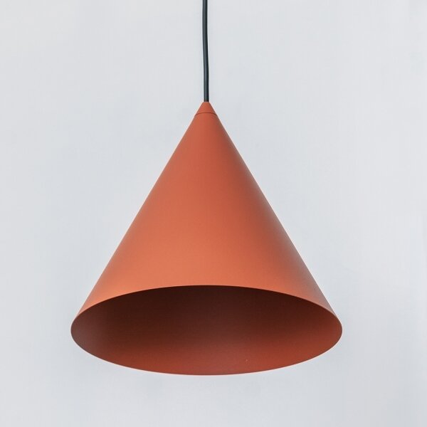 Závesné svietidlo na kábli ETNA II 1xE27/15W/230V pr. 25 cm oranžové