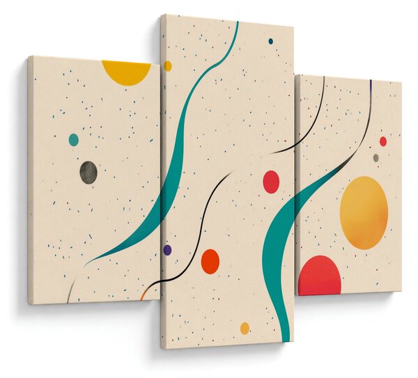 Obraz - Minimalistická farebná ilustrácia (90x60 cm)