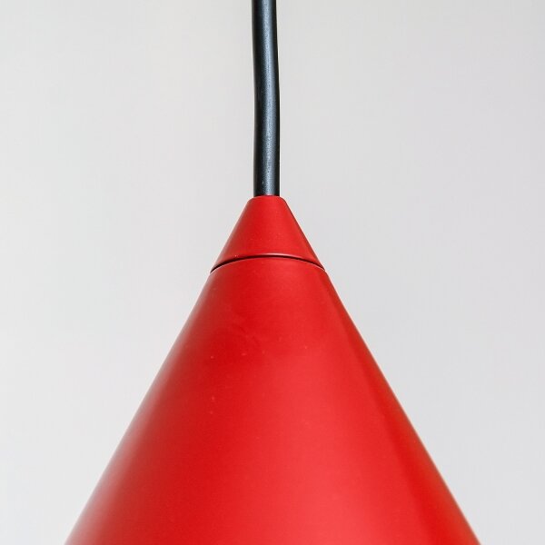 Závesný luster ETNA II 1xE27/15W/230V pr. 25 cm červený