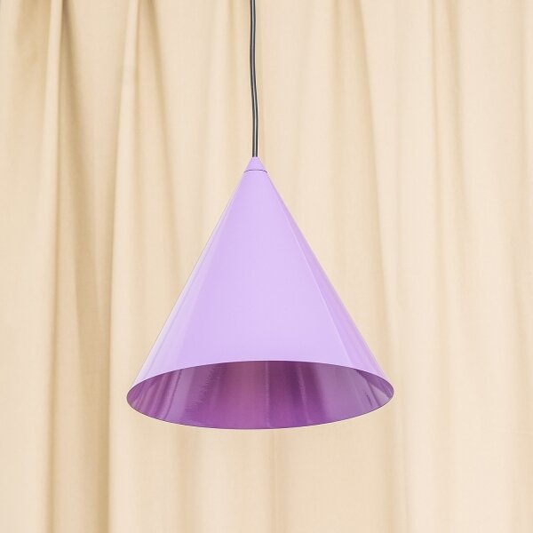 Luster na lanku ETNA II 1xE27/15W/230V pr. 25 cm fialový