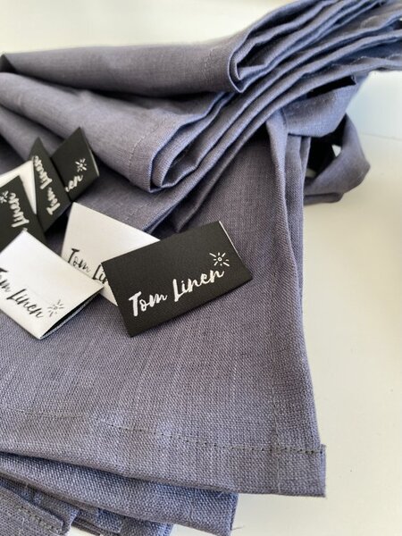 Tom Linen Ľanová utierka Dark Grey Velikost: 50x50cm