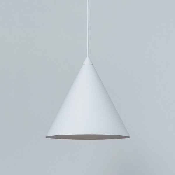 Závesný luster ETNA II na lanku 1xE27/15W/230V pr. 18,5 cm biela