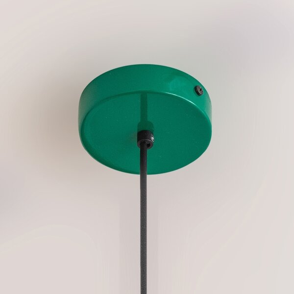 Závesné svietidlo ETNA II na lanku 1xE27/15W/230V, priemer 18,5 cm, zelené