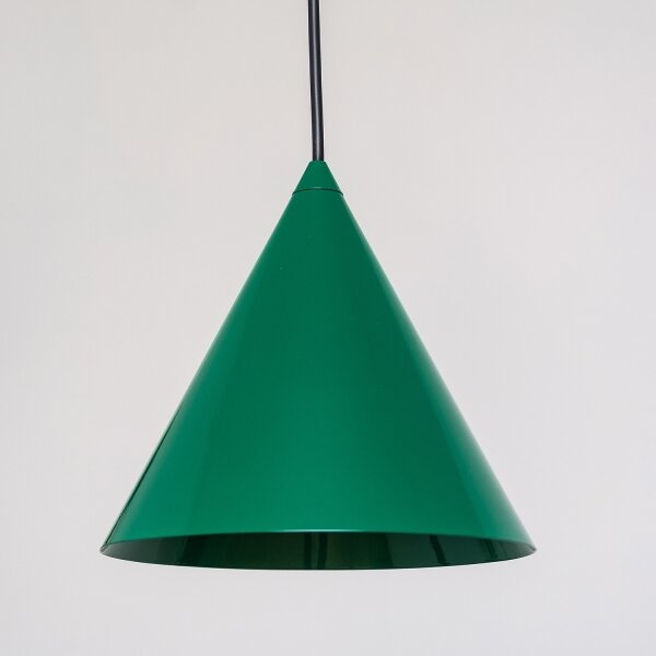 Závesné svietidlo ETNA II na lanku 1xE27/15W/230V, priemer 18,5 cm, zelené