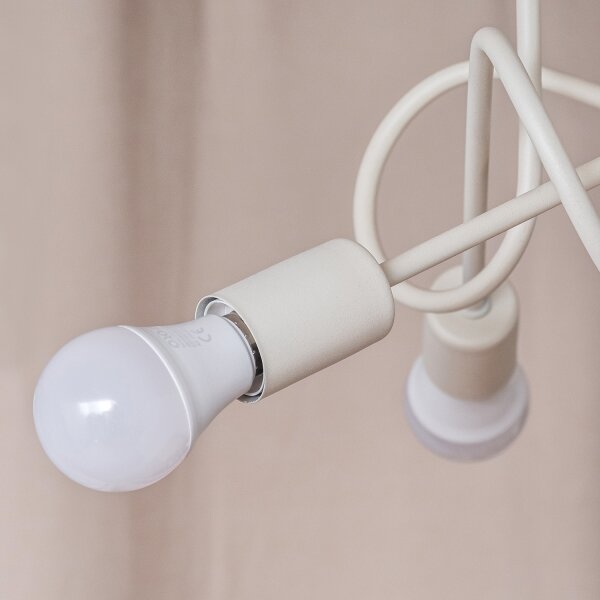 Prisadený luster OXFORD 3xE27/15W/230V krémový