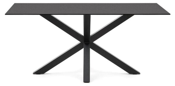 MUZZA Jedálenský stôl arya 160 x 90 cm čierny