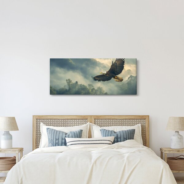 Obraz - Letiaci orol (120x50 cm)