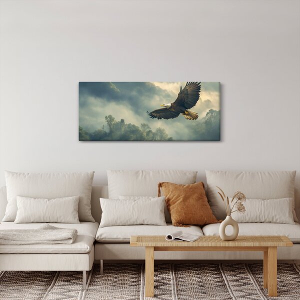 Obraz - Letiaci orol (120x50 cm)