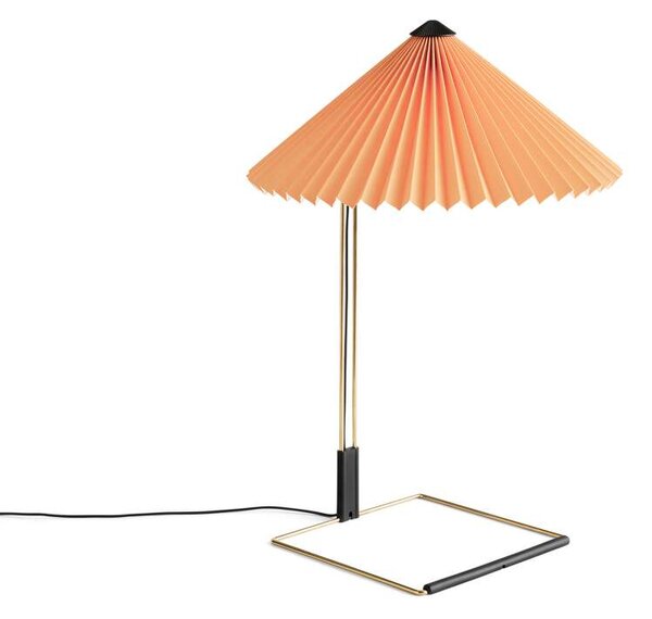 HAY Stolová lampa Matin 380, polished brass / peach AA972