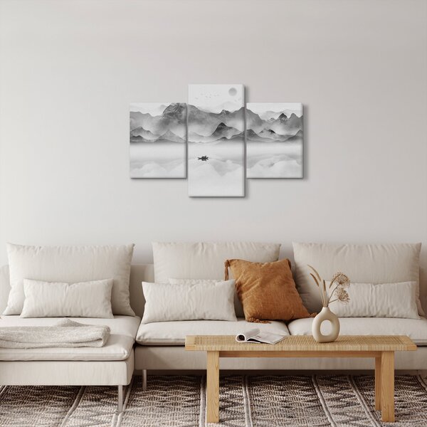 Obraz - Japonské jazero (90x60 cm)