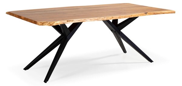 MUZZA Jedálenský stôl udrium 200 x 100 cm prírodný
