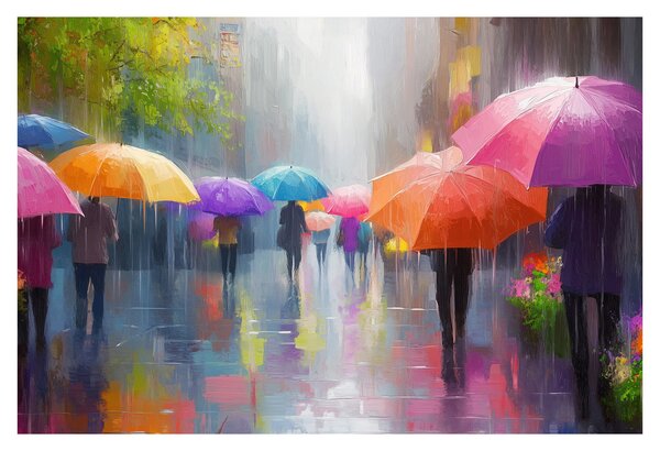 Obraz - Daždivý deň (90x60 cm)