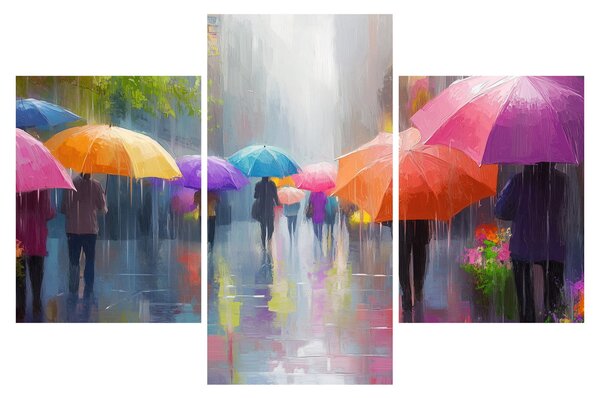 Obraz - Daždivý deň (90x60 cm)