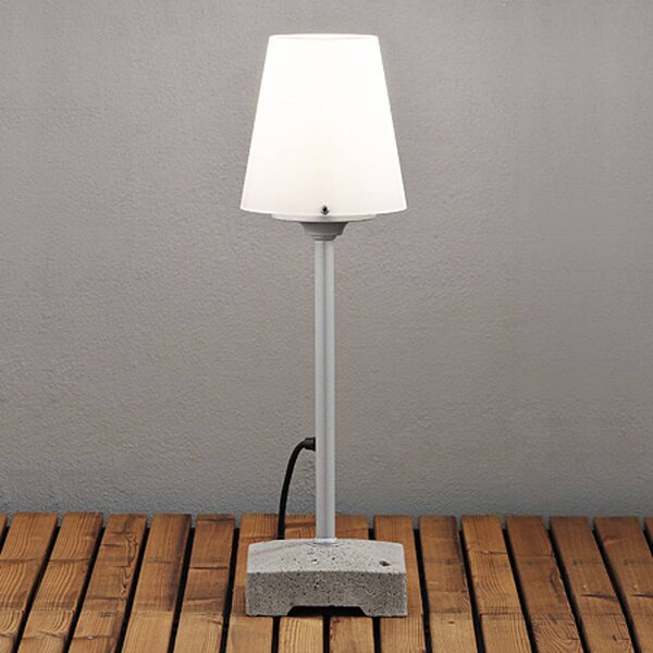 Štýlová nová stojacia lampa Lucca na vonkajšie použitie, 59 cm