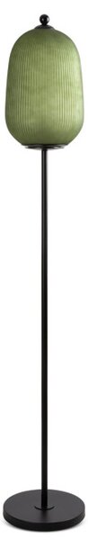Stojacia lampa RUTH 1 01 zelená / čierna