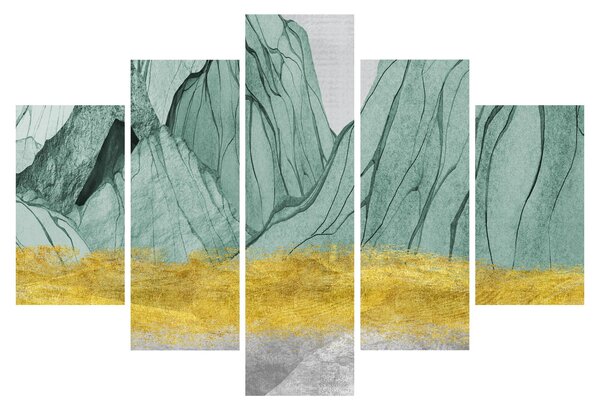 Obraz - Smaragdové hory N⁰1 (150x105 cm)