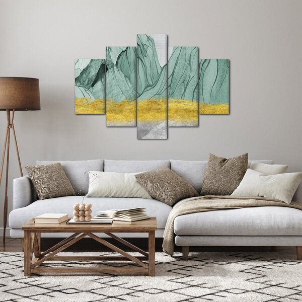 Obraz - Smaragdové hory N⁰1 (150x105 cm)