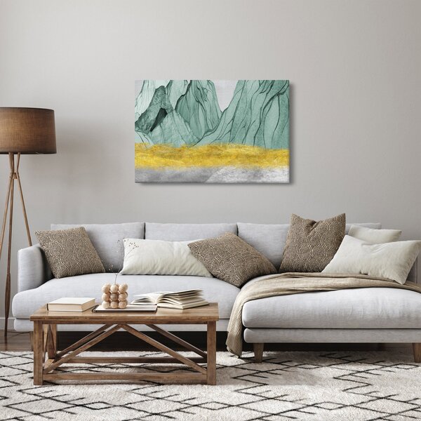Obraz - Smaragdové hory N⁰1 (90x60 cm)