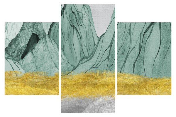 Obraz - Smaragdové hory N⁰1 (90x60 cm)