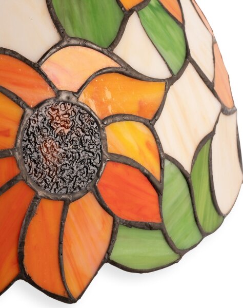 Brilagi - Tiffany vitrážová stolná lampa SUNFLOWER 2xE27/60W/230V