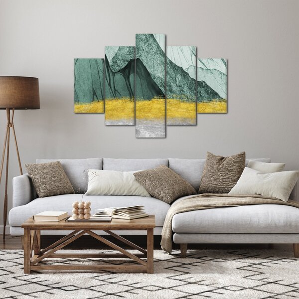 Obraz - Smaragdové hory N⁰2 (150x105 cm)