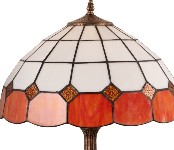 Brilagi - Tiffany vitrážová stolná lampa SIENNA 2xE27/60W/230V