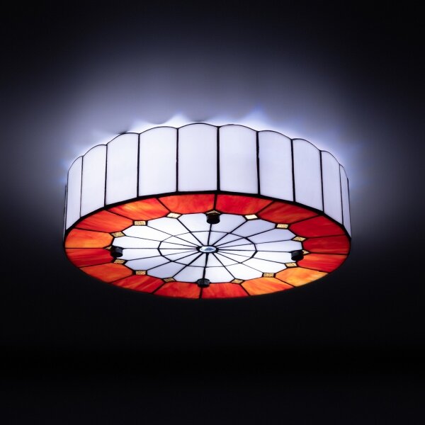 Brilagi - Tiffany vitrážové stropné svietidlo SIENNA 3xE27/60W/230V priemer 40 cm