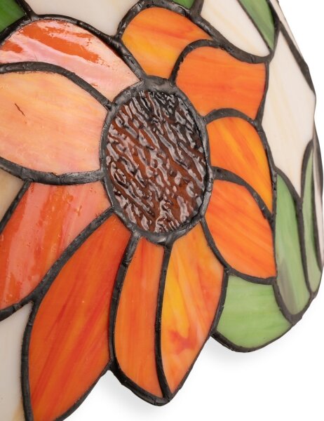Brilagi - Tiffany vitrážová stolná lampa SUNFLOWER 1xE27/60W/230V