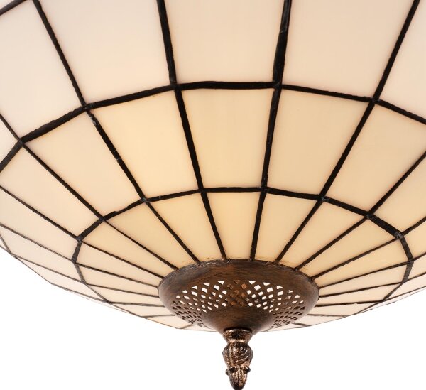 Brilagi - Tiffany vitrážový luster na reťazi SIENNA 3xE27/60W/230V priemer 50 cm