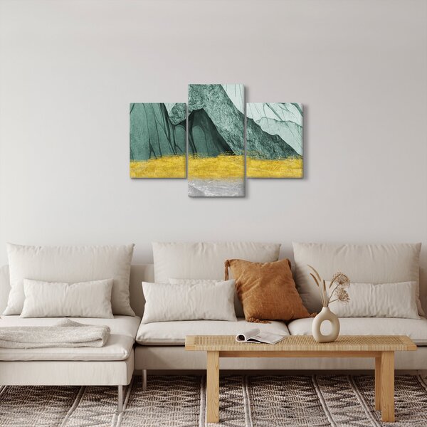Obraz - Smaragdové hory N⁰2 (90x60 cm)