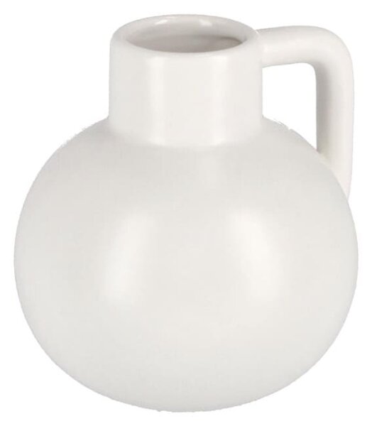 MUZZA Váza Elysia Ø10 cm biela