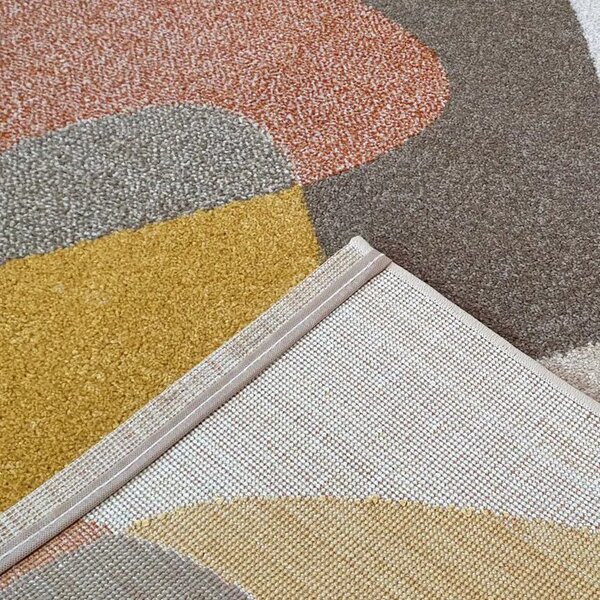 Spoltex , Kusový koberec Achat 618 Rust cream, 80x150, viacfarebná, obývacia izba