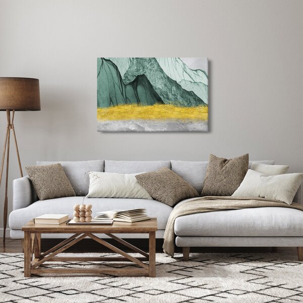 Obraz - Smaragdové hory N⁰2 (90x60 cm)