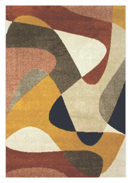 Spoltex , Kusový koberec Achat 618 Rust cream, 80x150, viacfarebná, obývacia izba