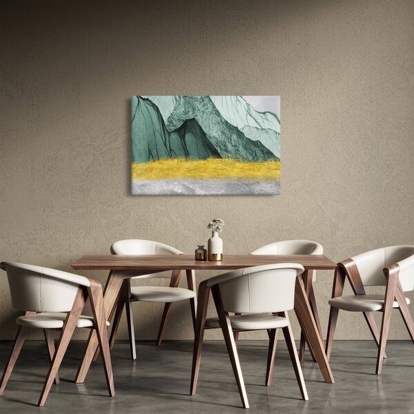 Obraz - Smaragdové hory N⁰2 (90x60 cm)
