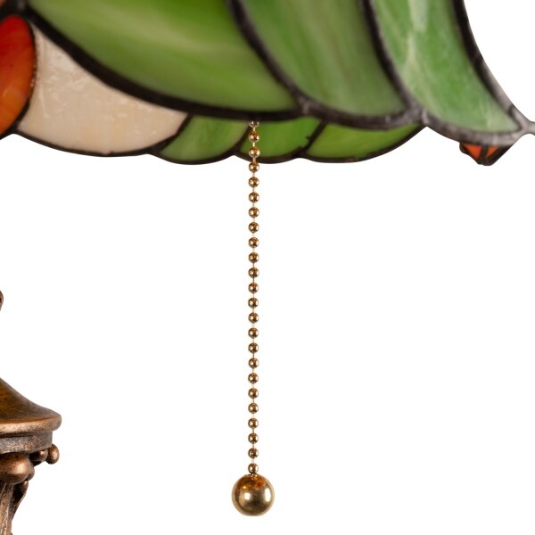 Brilagi - Tiffany vitražová stojacia lampa SUNFLOWER 2xE27/60W/230V