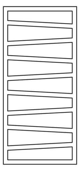 Terma Zigzag 1070x500 vodný/elektrický radiátor RAL9016 SX