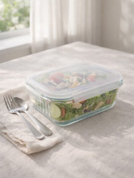 Sinsay - Transparentný lunch box s viečkom - clear