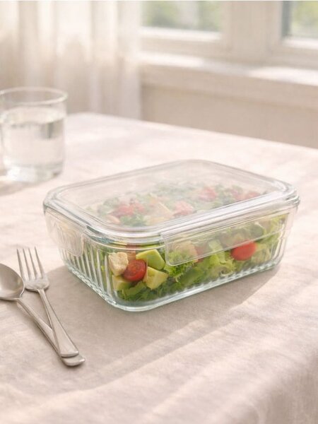 Sinsay - Transparentný lunch box s viečkom - clear