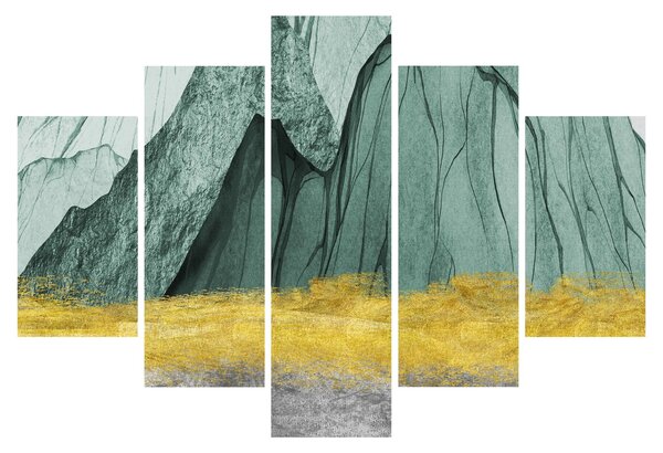 Obraz - Smaragdové hory N⁰3 (150x105 cm)
