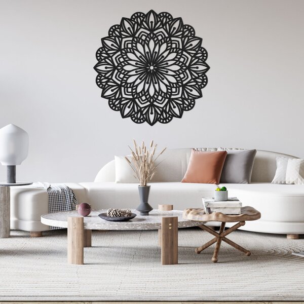 Drevená mandala Harmónia – Elegantná dekorácia na stenu | SENTOP HDF0252