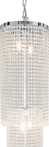 Závesná lampa CR114 sklenený záves 210 cm