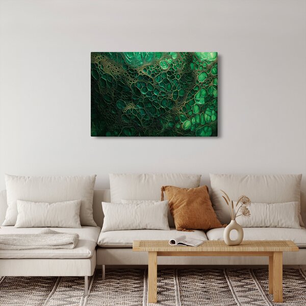 Obraz - Zelený mikroskopický záber (90x60 cm)