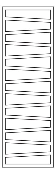 Terma Zigzag 1545x500 kombinovaný radiátor RAL9005 Pololesk Z8