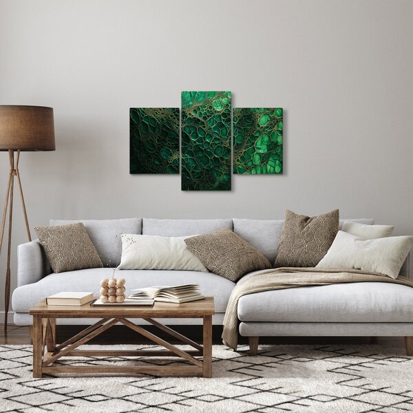 Obraz - Zelený mikroskopický záber (90x60 cm)