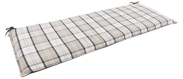 Doppler CASA 4401 - sedák na 2-miestnu lavicu 120 x 45 x 4 cm - modrý + béžový + antracit